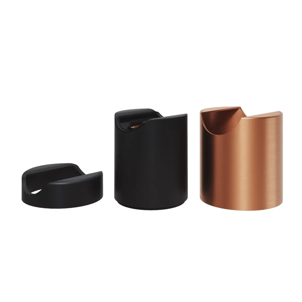 Casquilho S14d em metal para parede ou teto - Cobre acetinado