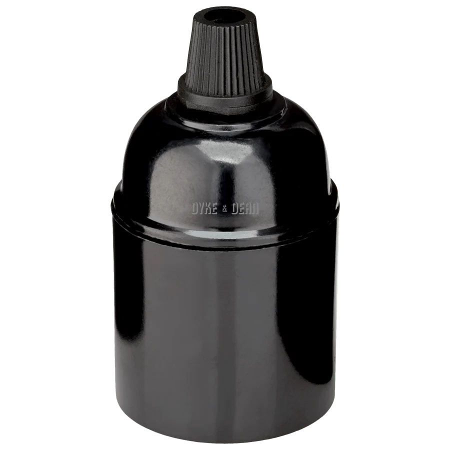 BAKELITE E27 SUPORTE DE LADO LIMPO DA LÂMPADA DYKE & DEAN