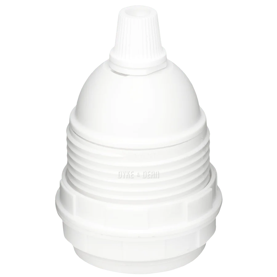 CLAMP SHADE RINGS BRANCO E27 SUPORTE DE LÂMPADA DYKE & DEAN