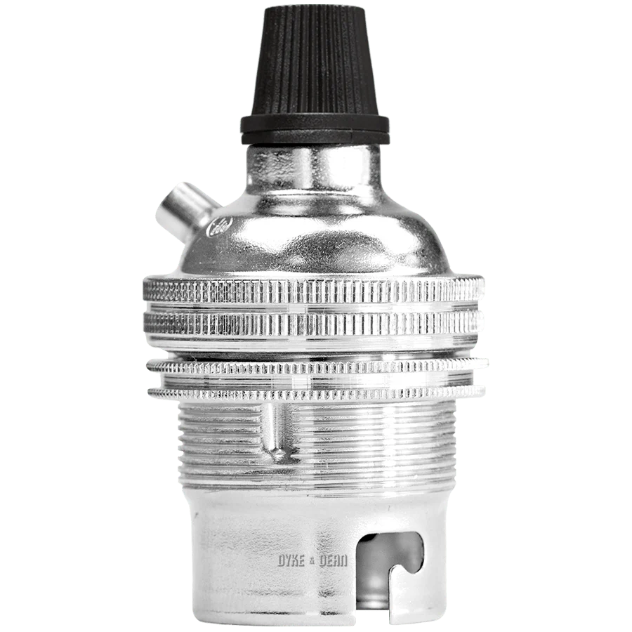 SUPORTE DE LÂMPADA CHROME BAYONET GRIP DYKE & DEAN