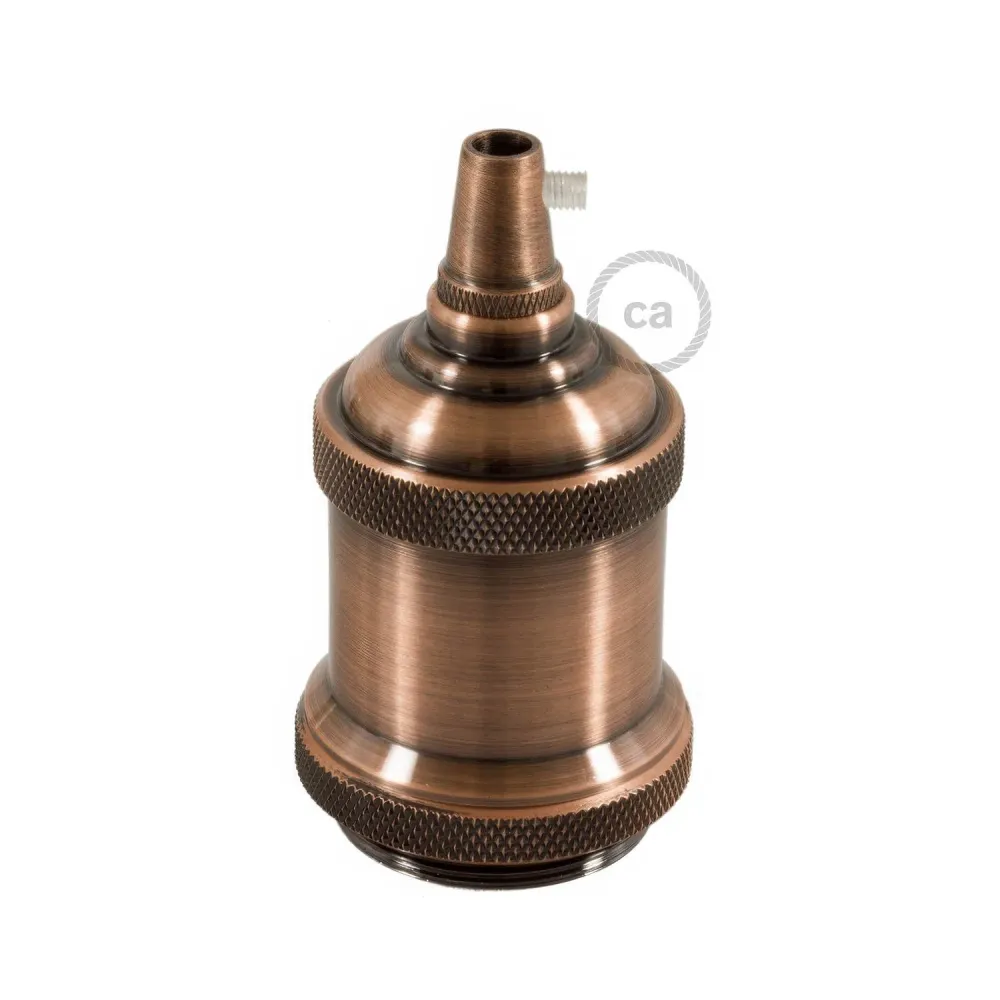 Estilo vintage - kits de soquete de lâmpada E26 de anilha simples - Cobre