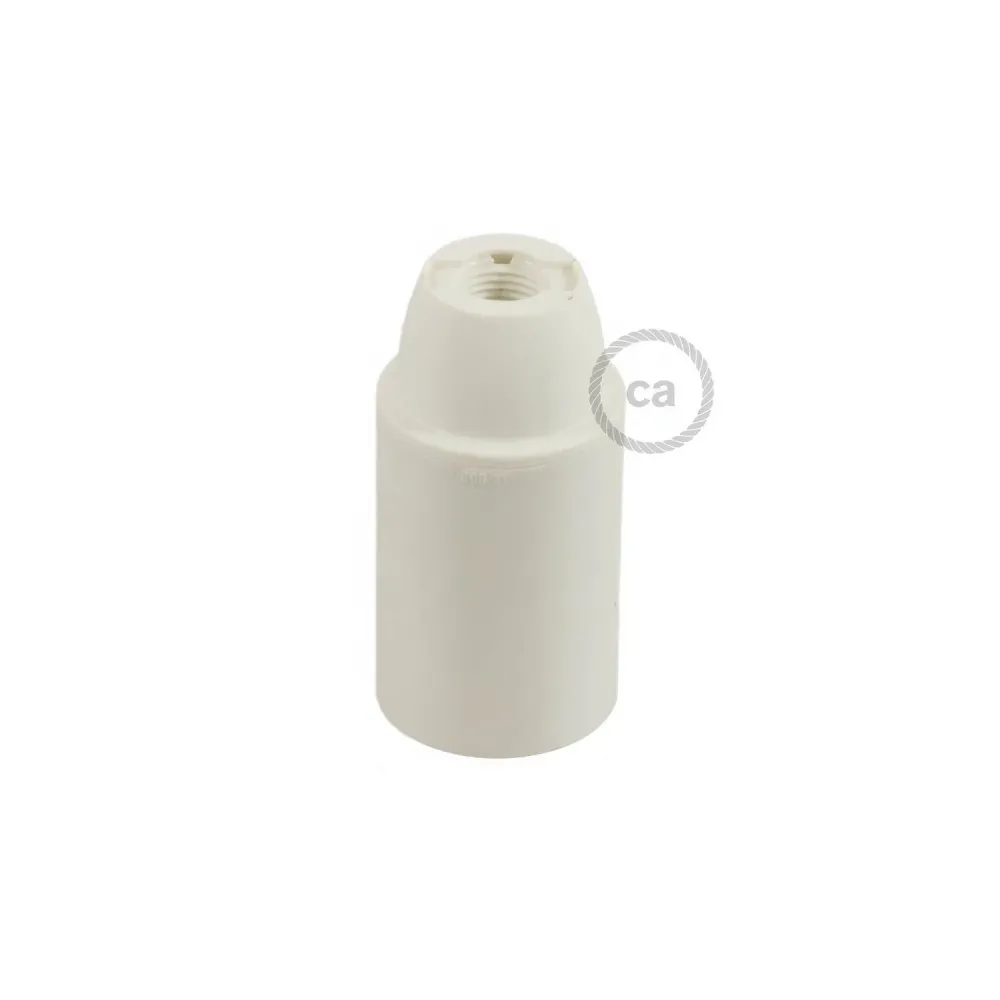 Kit casquilho E14 em termoplástico - Branco