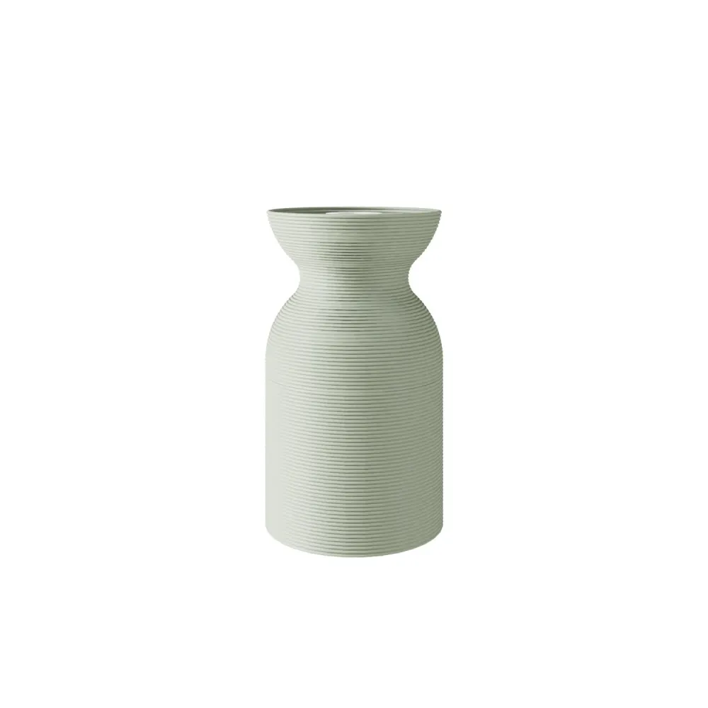 Kit de casquilho E26 em plástico reciclado obtido por impressão 3D - Verde sálvia