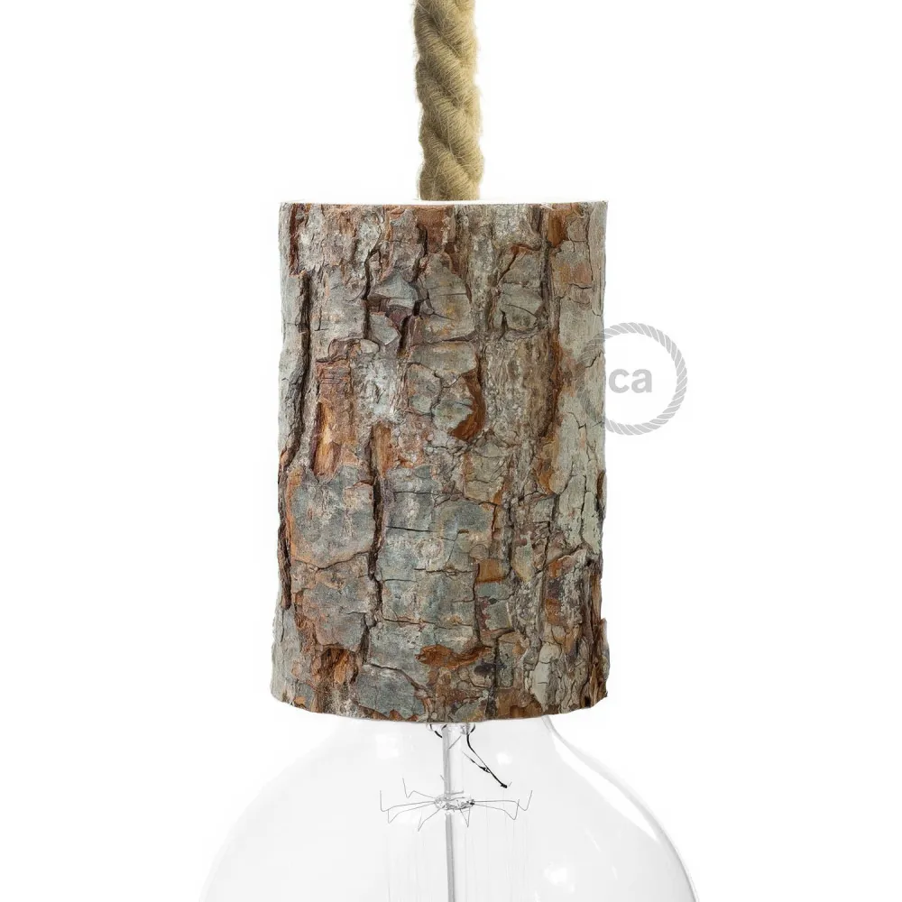 Kit de soquete E26 Log Light Regular - Bark