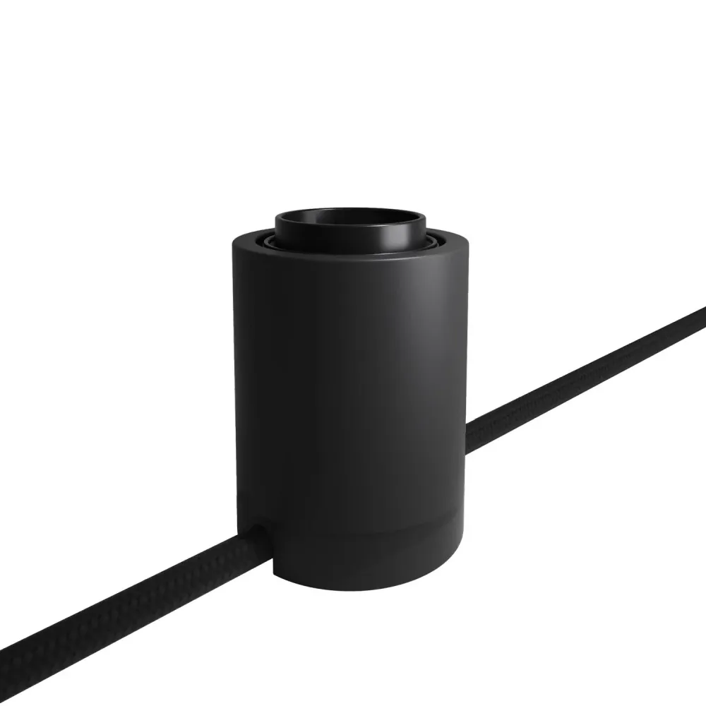 Kit Spostaluce com casquilho E27 - Preto