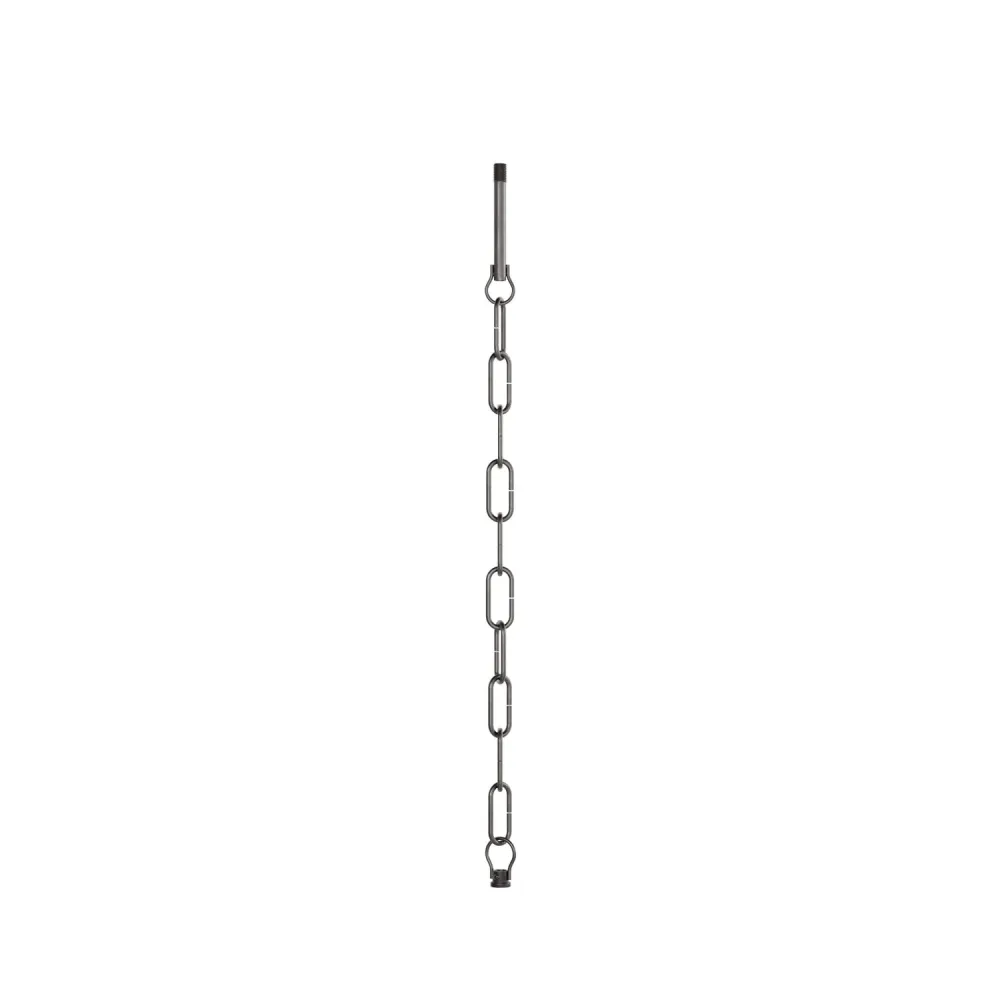 Kit de suspensão mecânica com corrente genovesa em ferro - Corrente 50 cm, haste e gancho M10x1