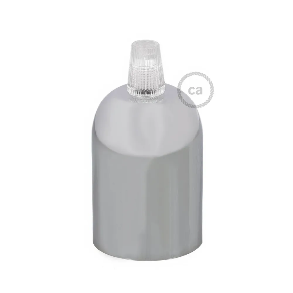 Kits de soquete E26 metálico Top arredondado - Cromado