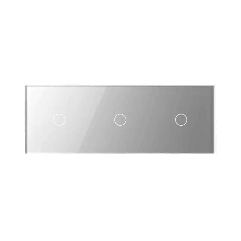 Livolo | Cinza | 1+1+1 | Dimmer | Interruptor de comutação