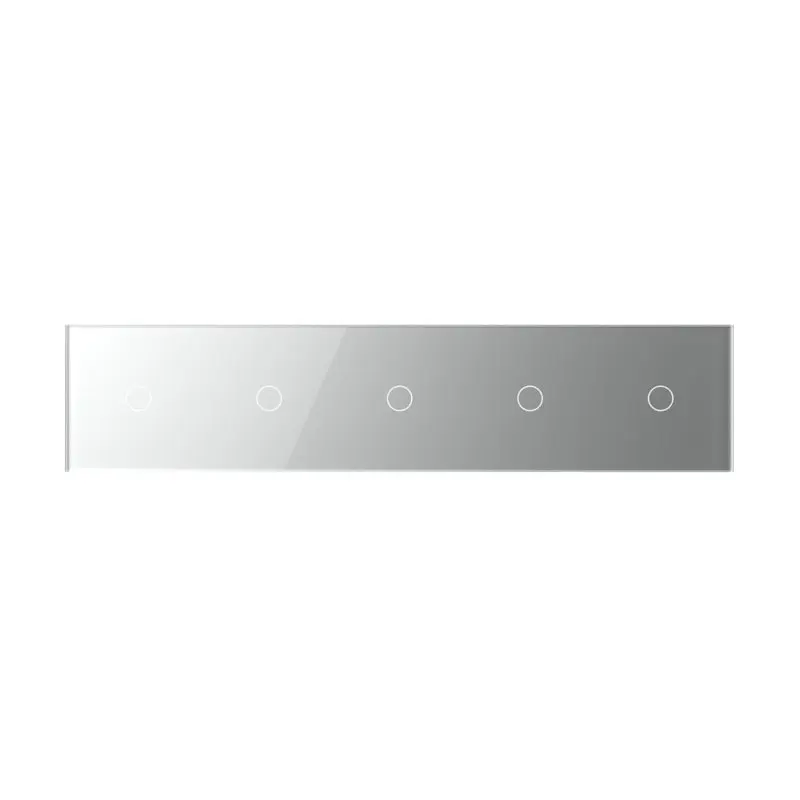 Livolo | Cinza | 1+1+1+1+1 | Dimmer | Interruptor de comutação