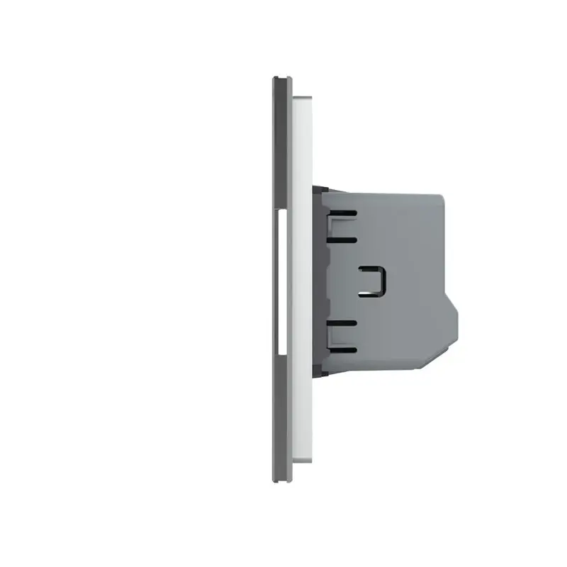 Livolo | Cinza | 1+1+1+1+1 | Dimmer | Interruptor de comutação