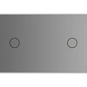 Livolo | Cinza | 1+1 | Dimmer | Interruptor de comutação