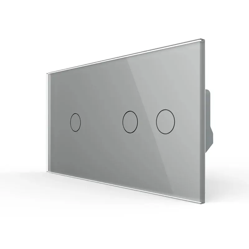 Livolo | Cinza | 1+2 | Dimmer | Trocar