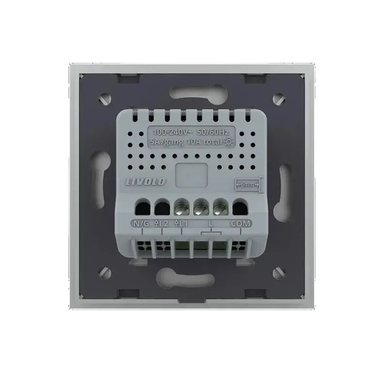 Livolo | Cinza | 1 | Dimmer | Trocar