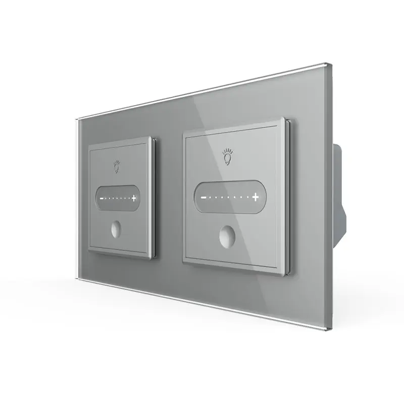 Livolo | Cinza | Sr | 2 | Slide dimmer | Interruptor de comutação