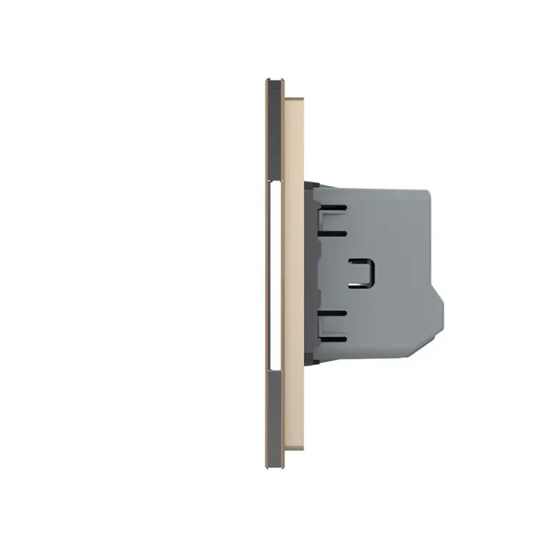 Livolo | Ouro | 1+1+1 | Dimmer | Interruptor de comutação