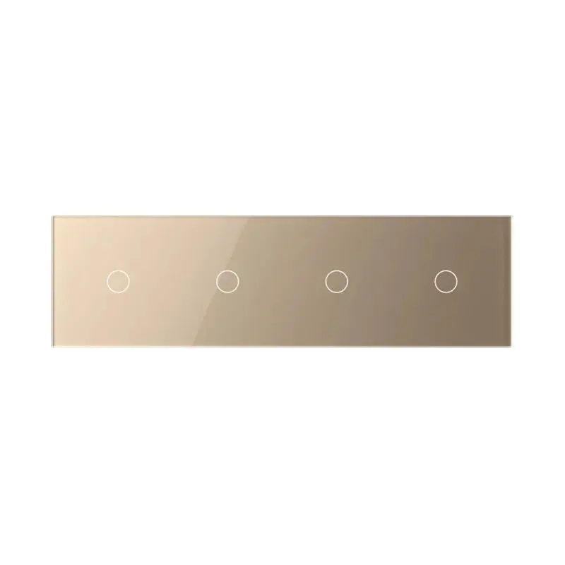 Livolo | Ouro | 1+1+1+1 | Dimmer | Trocar