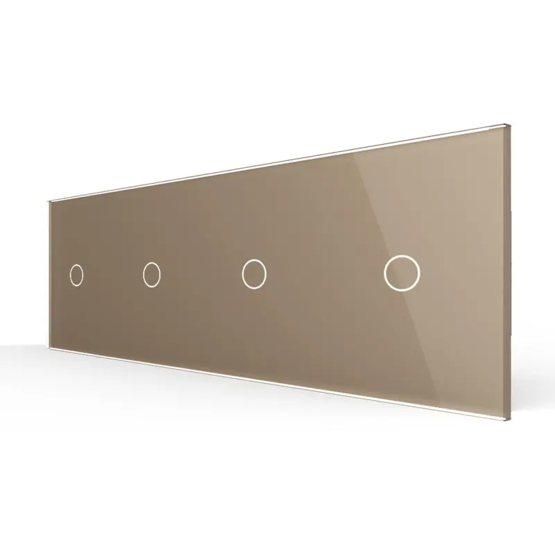 Livolo | Ouro | 1+1+1+1 | Dimmer | Trocar