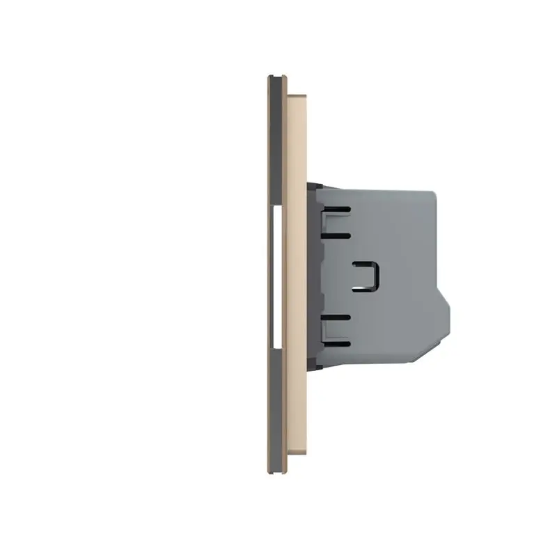 Livolo | Ouro | 1+1+1+1+1 | Dimmer | Interruptor de comutação