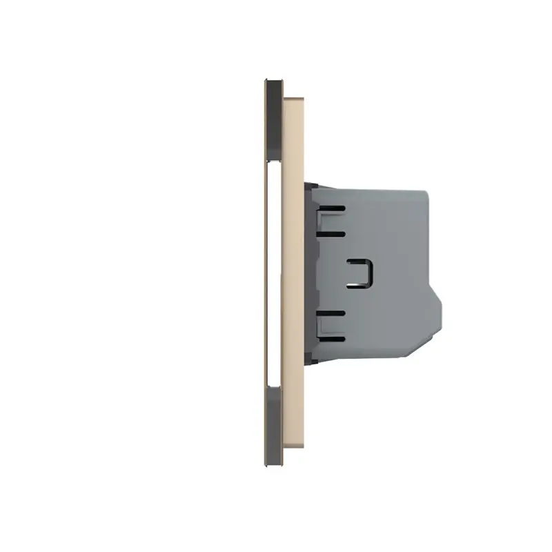 Livolo | Ouro | 1+1 | Dimmer | Interruptor de comutação