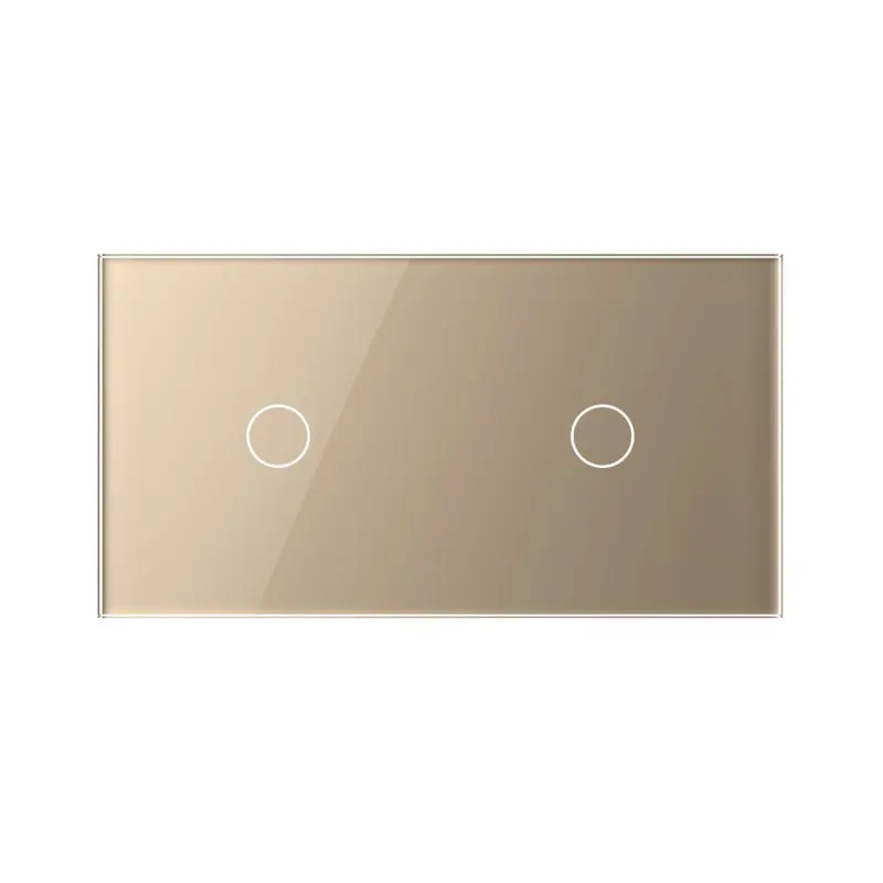 Livolo | Ouro | 1+1 | Dimmer | Interruptor de comutação