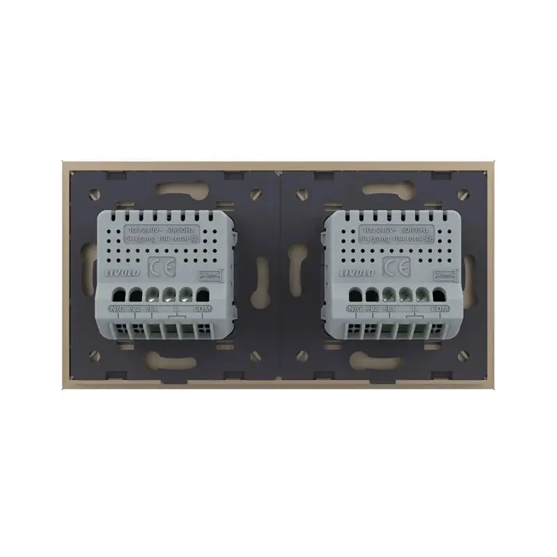 Livolo | Ouro | 1+1 | Dimmer | Trocar
