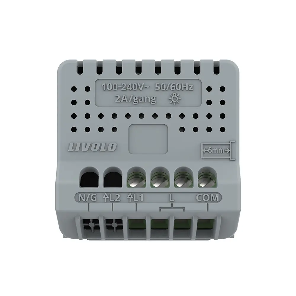 Livolo | Ouro | Sr | Módulo | Slide dimmer | Interruptor de comutação