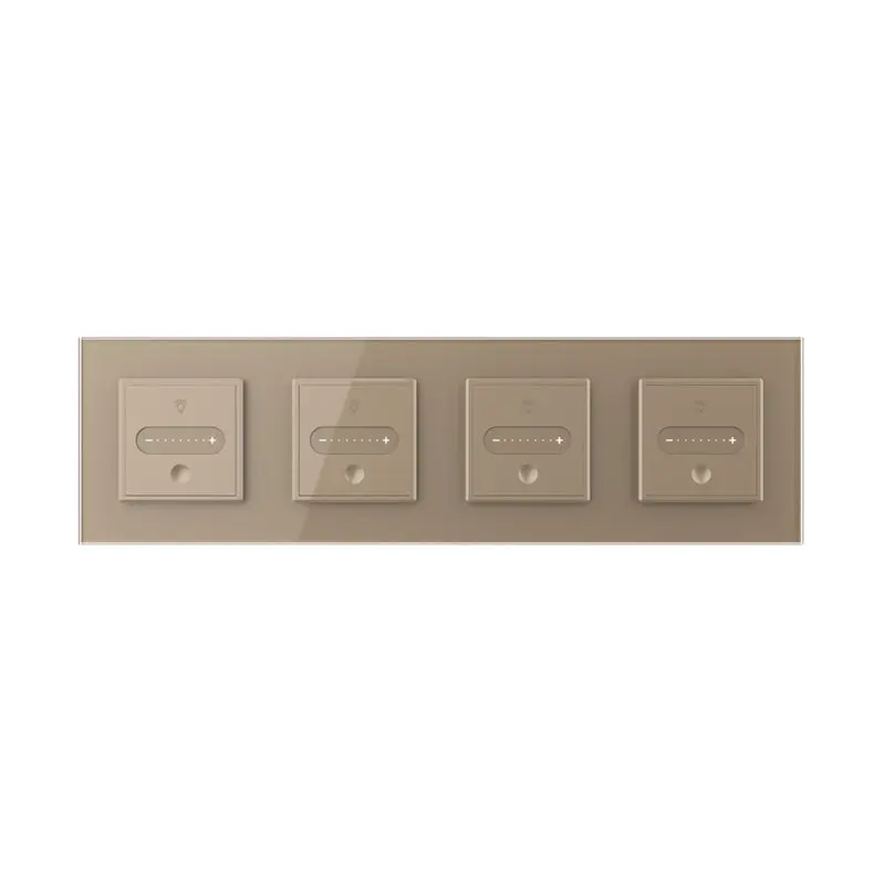Livolo | Ouro | Sr | 4 | Slide dimmer | Interruptor de comutação