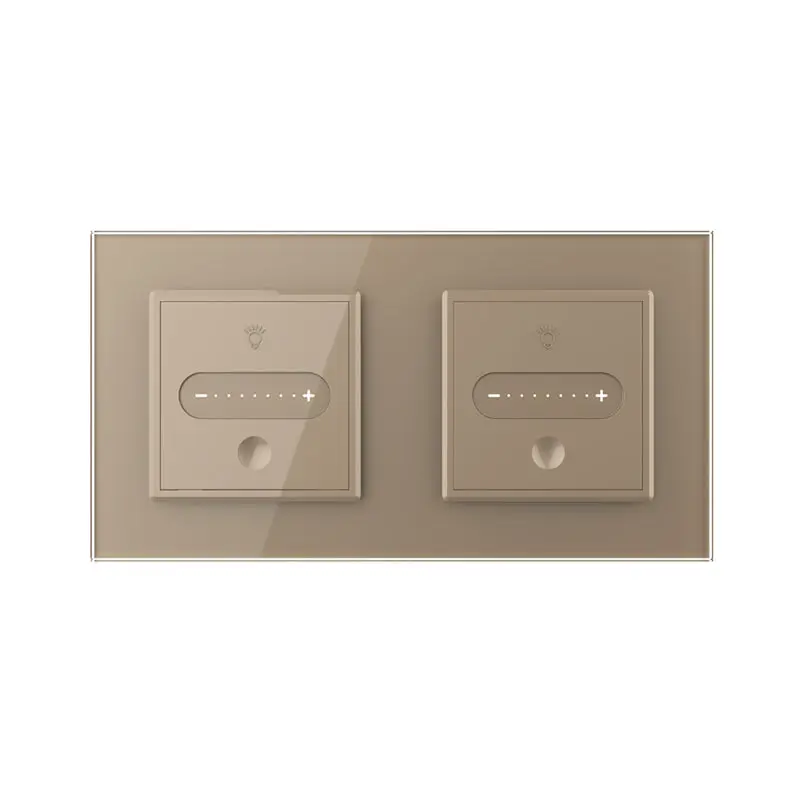 Livolo | Ouro | Sr | 2 | Slide dimmer | Interruptor de comutação
