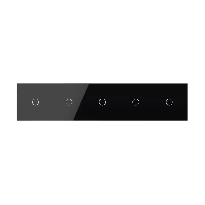 Livolo | Preto | 1+1+1+1+1 | Dimmer | Trocar
