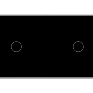 Livolo | Preto | 1+1 | Dimmer | Interruptor de comutação