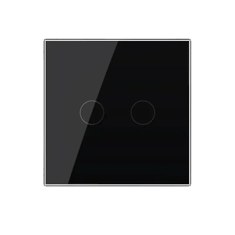 Livolo | Preto | 2 | Dimmer | Interruptor de comutação
