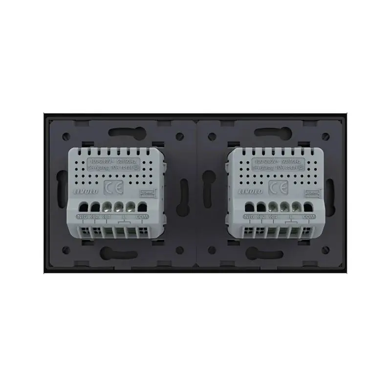 Livolo | Preto | 1+1 | Dimmer | Trocar