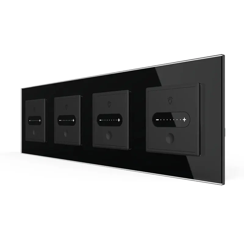 Livolo | Preto | Sr | 4 | Slide-simmer