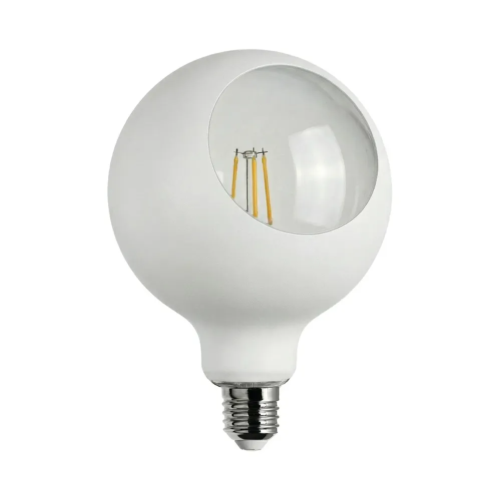 Lâmpada LED Camo G125 4,8W 806Lm E27 2700K Dimerizável - Branco