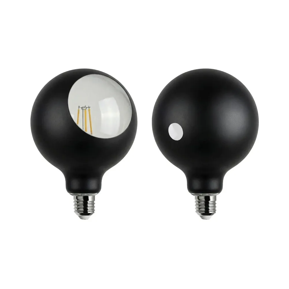 Lâmpada LED Camo G125 4,8W 806Lm E27 2700K Regulável - Preto