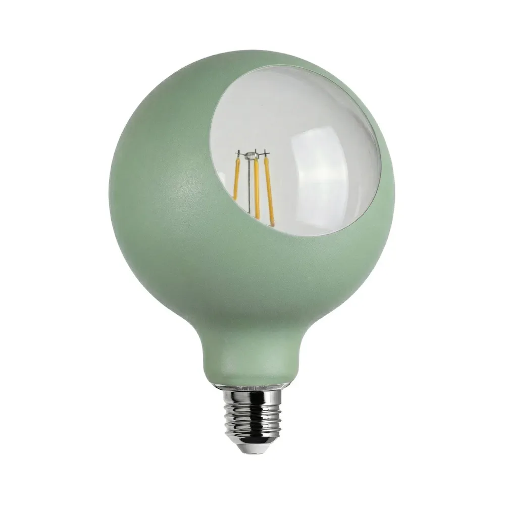 Lâmpada LED Camo G125 4,8W 806Lm E27 2700K Dimerizável - Verde