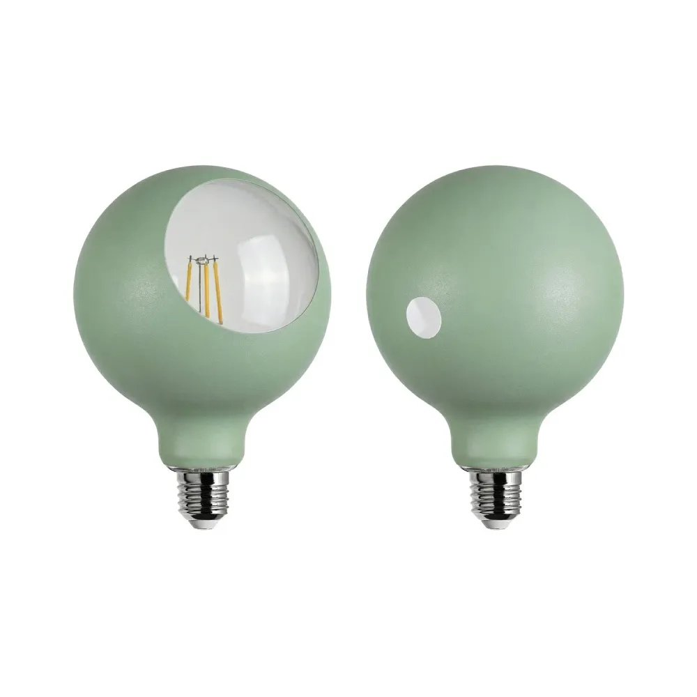 Lâmpada LED Camo G125 4,8W 806Lm E27 2700K Dimerizável - Verde
