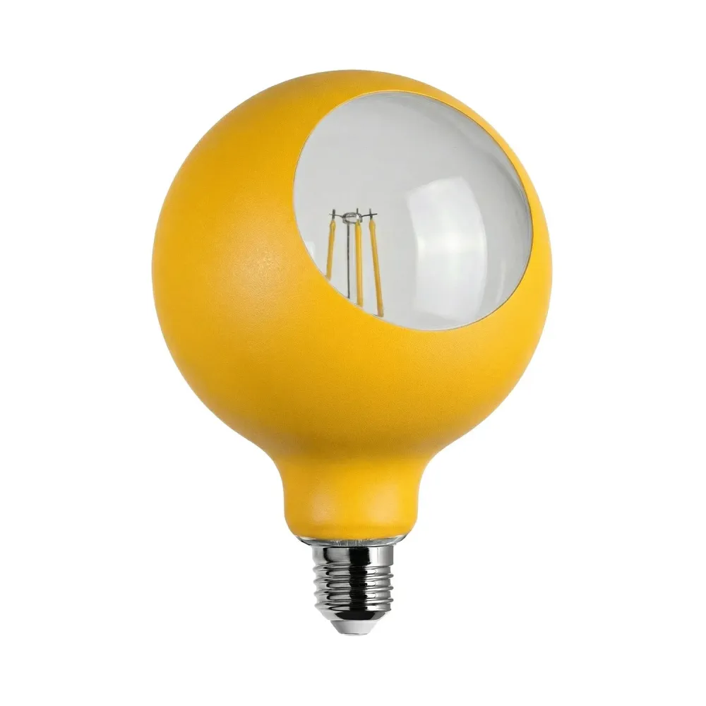 Lâmpada LED Camo G125 4,8W 806Lm E27 2700K Dimmerável - Amarelo