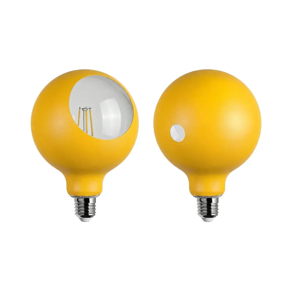 Lâmpada LED Camo G125 4,8W 806Lm E27 2700K Dimmerável - Amarelo