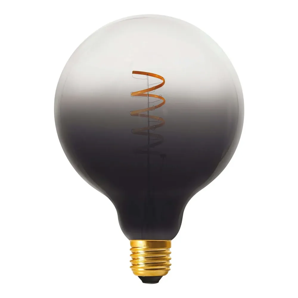 Lâmpada LED Dark Shadow Globo G125 linha Pastel 105Lm filamento em Espiral 4,5W E27 1800K Regulável