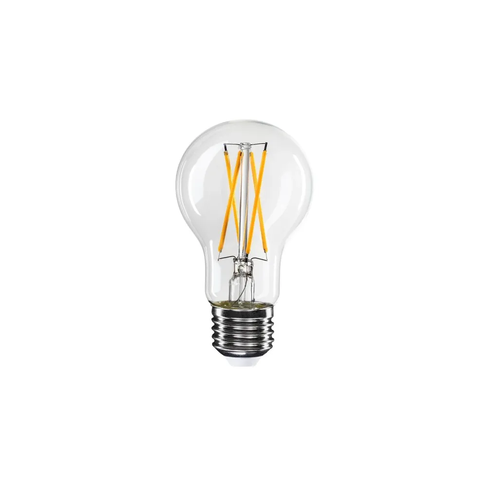Lâmpada LED filamento cruzado Gota A60 7W 720 lm E27 2200K Dimerizável - X02