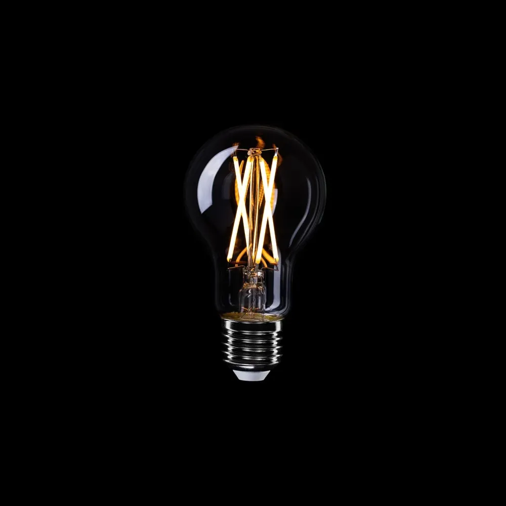 Lâmpada LED filamento cruzado Gota A60 7W 720 lm E27 2200K Dimerizável - X02