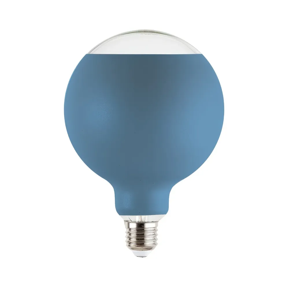 Lâmpada LED Lucia G125 4,8W 806Lm E27 2700K Dimerizável - Azul