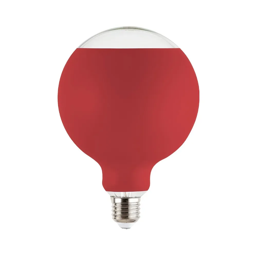 Lâmpada LED Lucia G125 4,8W 806Lm E27 2700K Dimerizável - Vermelho