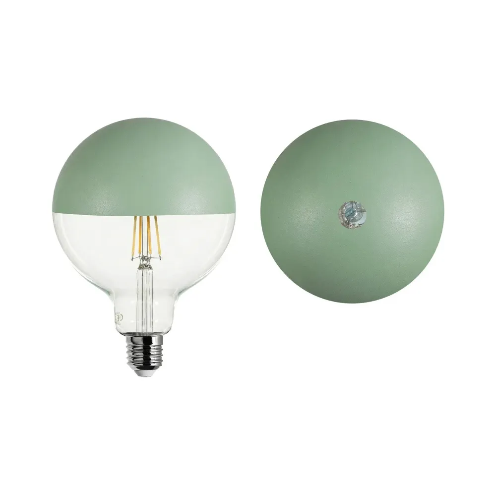 Lâmpada LED Maria G125 4,8W 806Lm E27 2700K Dimmerável - Verde