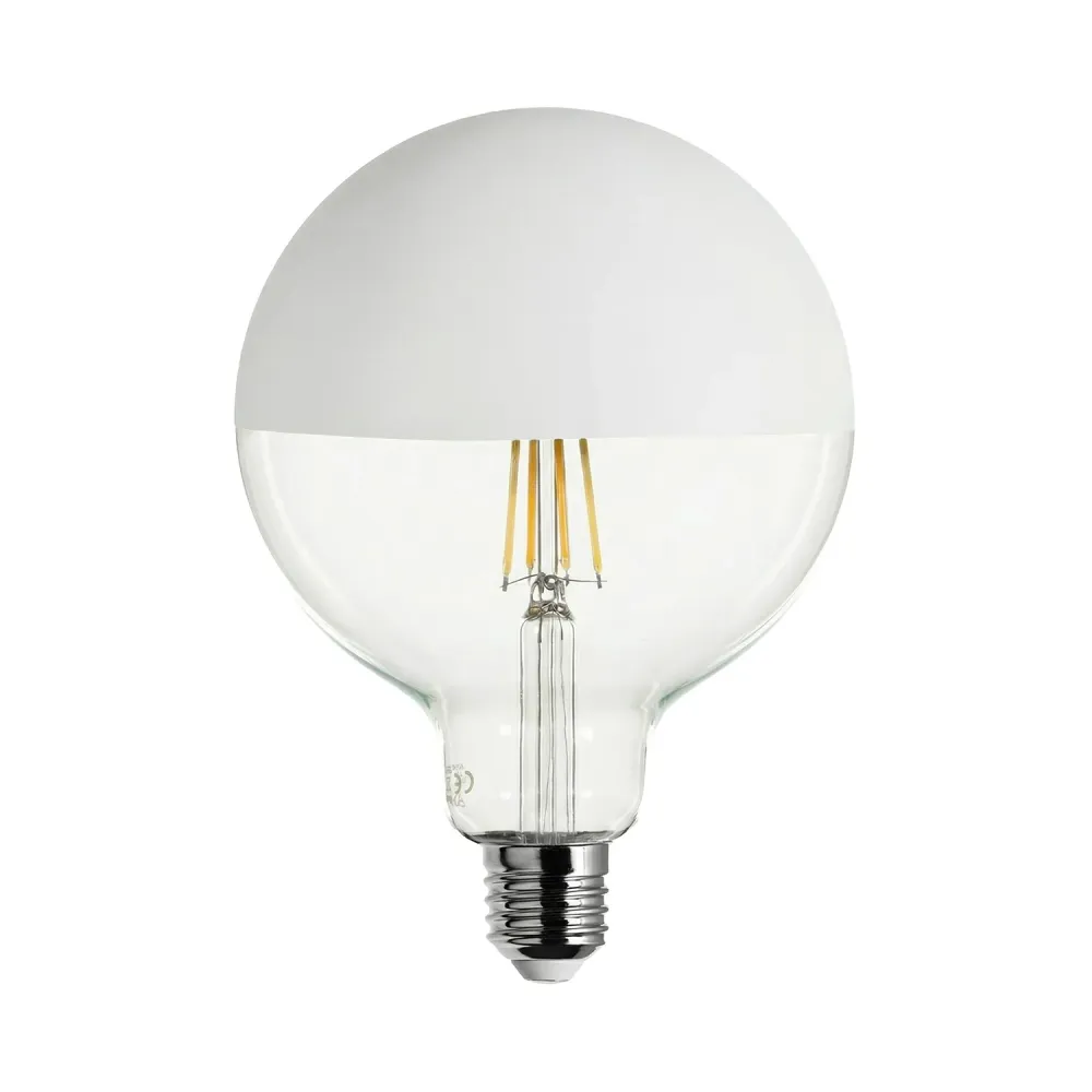 Lâmpada LED Maria G125 4,8W 806Lm E27 2700K Regulável - Branco