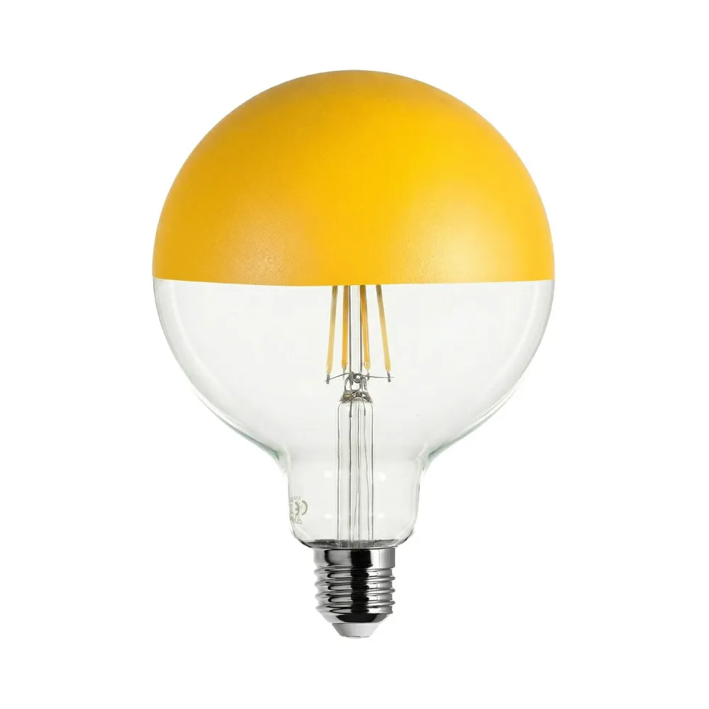 Lâmpada LED Maria G125 4,8W 806Lm E27 2700K Dimmerável - Amarelo