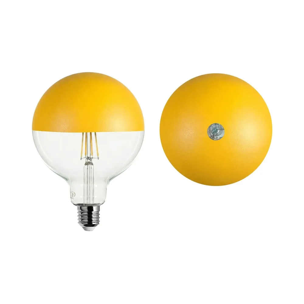 Lâmpada LED Maria G125 4,8W 806Lm E27 2700K Dimmerável - Amarelo