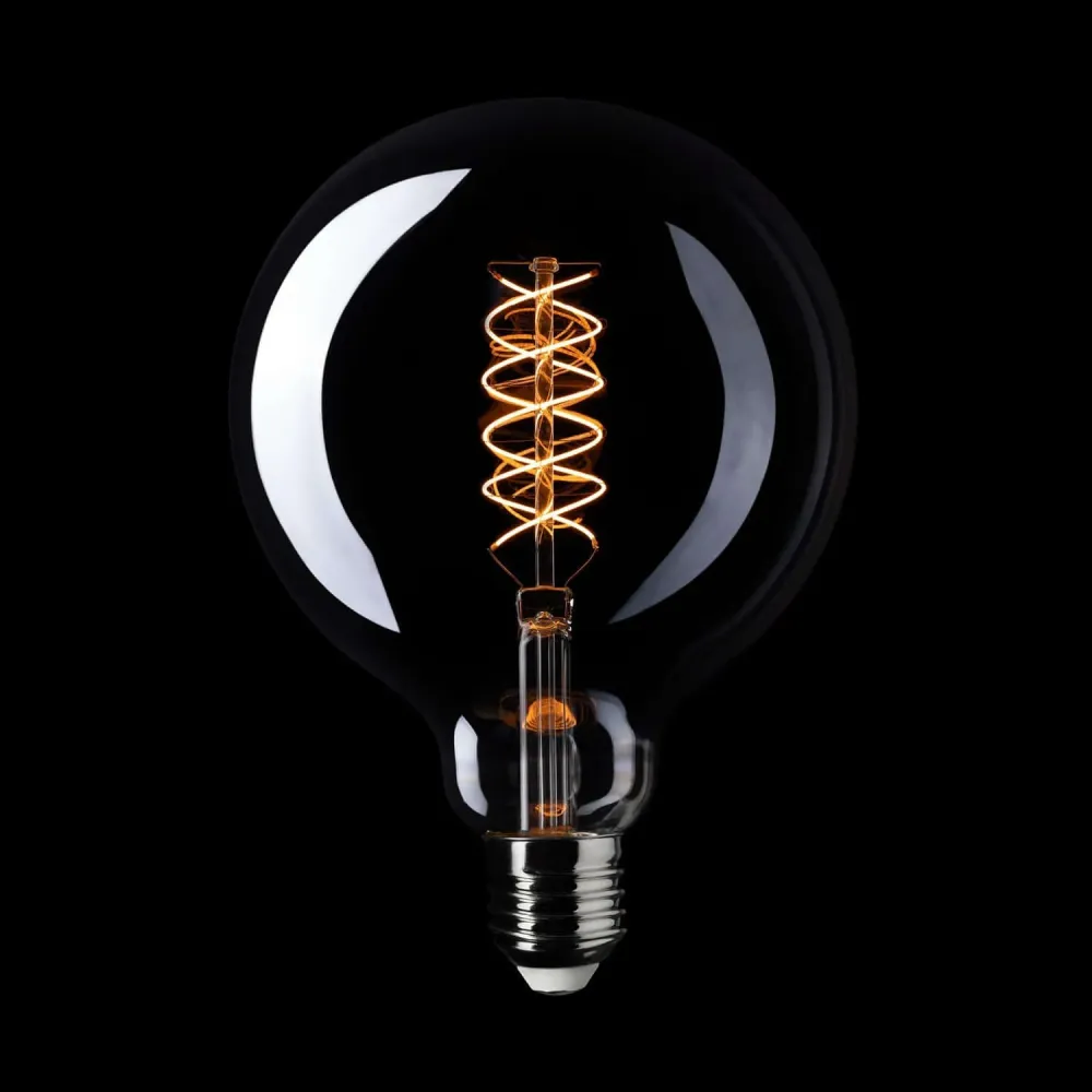 Lâmpada LED Smoky Globo G125 4,8W 250Lm E27 1800K Regulável - D04