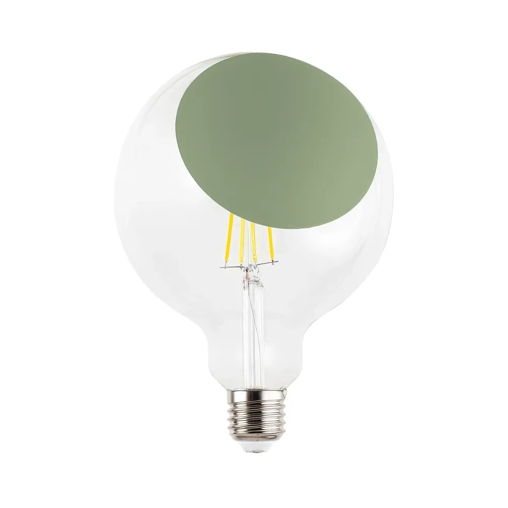 Lâmpada LED Sofia G125 4,8W 806Lm E27 2700K Regulável - Verde